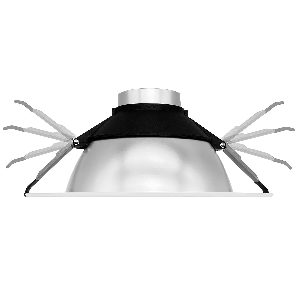 10 CADM: Clear-Specular  Haze Reflector/White Trim