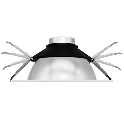 10 CADM: Clear-Specular  Haze Reflector/White Trim