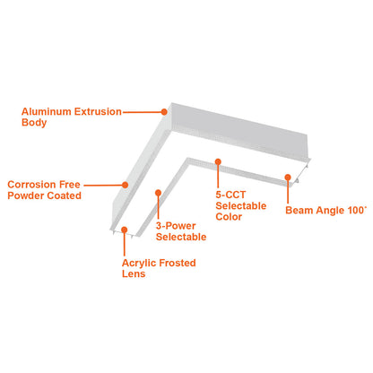 12x12 L-Shape Downlight