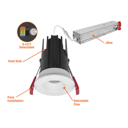 1 Smooth Downlight: SnapTrim-Line