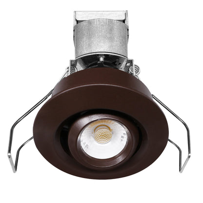 1 LV Round Gimbal Downlight: Mini-Line