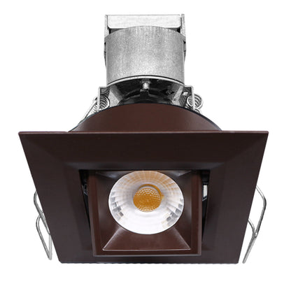 1 LV Square Gimbal Downlight: Mini-Line