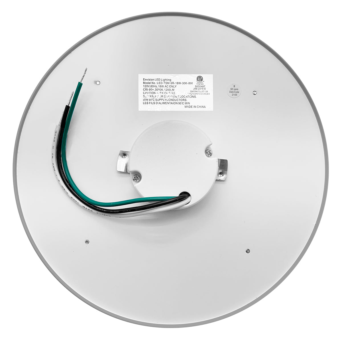 11 Round Surface Mount: Trimless-Line